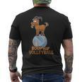 Bock On Volleyball Beach Volleyball Team Trainer Volleyball T-Shirt mit Rückendruck