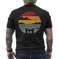 Cat Vintage Kitten Retro Cool Summer T-Shirt mit Rückendruck