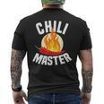 Chili Master Chilli Scharf Essen Geschenk Scoville Pepperoni T-Shirt mit Rückendruck