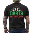 Dartlehrer Hobby-Dartspieler Niedlich T-Shirt mit Rückendruck