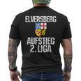 Elversberg Saarland Sve 07 Fan 2 League Aufsteigung 2023 Football T-Shirt mit Rückendruck