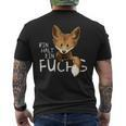 Fuchs Statement Langarmshirt, Verwegene Fuchsigkeit Kurzärmliges Herren-T-Shirt