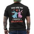 Hoppel Rabbit Ich Liebe Mein Hasen Valentine's Day T-Shirt mit Rückendruck