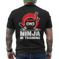 Lustiges Ninja Kampfsport Kinder T-Shirt mit Rückendruck