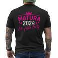 Matura 2024 Ich Habe Fertig Matura 2024 T-Shirt mit Rückendruck