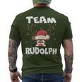 Team Rudolph Xmas Reindeer Deer Lover T-Shirt mit Rückendruck