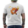 Children's Endlich Schulkind Fox School Cone School Cute Fox 80 T-Shirt mit Rückendruck
