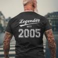 18 Geburtstag 2005 Legendär Seit 2005 Geschenk Jahrgang 05 T-Shirt mit Rückendruck Geschenke für alte Männer