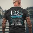 1964 Jahrgang Mann Frau 60 Years 60Th Oldtimer T-Shirt mit Rückendruck Geschenke für alte Männer