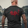1Up Graffiti Tag T-Shirt mit Rückendruck Geschenke für alte Männer