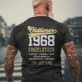 55 Jahre Oldtimer 1968 Vintage 55Th Birthday Black T-Shirt mit Rückendruck Geschenke für alte Männer