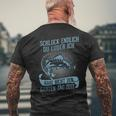 Angel Idea Father Fish Petri Heil Schlck Du Luder T-Shirt mit Rückendruck Geschenke für alte Männer