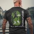 Athletics Ist In Meiner Dna Laufen Athleten T-Shirt mit Rückendruck Geschenke für alte Männer