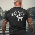 Best Dogs Dad Dog Owner Dog T-Shirt mit Rückendruck Geschenke für alte Männer