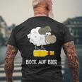 Bock Auf Bier Biertrinker Alkohol Bier Saufen T-Shirt mit Rückendruck Geschenke für alte Männer
