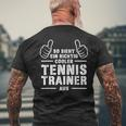 Cool Tennis Trainer Coach Best Tennis Trainer T-Shirt mit Rückendruck Geschenke für alte Männer