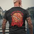Dad Jokes Chili Spicy Souce Chef Pizza Bekleidung T-Shirt mit Rückendruck Geschenke für alte Männer