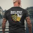 With Dart And Bier Dum Bin Ich Hier Dart T-Shirt mit Rückendruck Geschenke für alte Männer