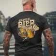 Darts Und Bier Darum Bin Ich Hier Dartspieler Dart T-Shirt mit Rückendruck Geschenke für alte Männer