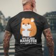Das Ist Mein Hamster German Text T-Shirt mit Rückendruck Geschenke für alte Männer
