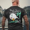 Die Legende Wird 60 Jahre 60S Birthday T-Shirt mit Rückendruck Geschenke für alte Männer