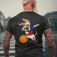 Dog Dabbing Basketball Philippines Jersey Sport Lover T-Shirt mit Rückendruck Geschenke für alte Männer