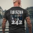 Ebm-Front Electronic Body Music Pro-Frnt-242 S T-Shirt mit Rückendruck Geschenke für alte Männer