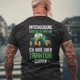Excuse Das Ich Zu Spät Bin Traktor Trecker Children's Black S T-Shirt mit Rückendruck Geschenke für alte Männer