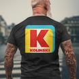 Feinkost Kolinski Langarm-Kurzärmliges Herren-T-Kurzärmliges Herren-T-Shirt, Designer-Top für Gourmet-Fans Geschenke für alte Männer
