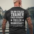 Volleyball Coach Football Best Trainer T-Shirt mit Rückendruck Geschenke für alte Männer