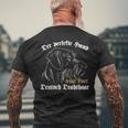 German Wirehaired Der Perfekt Hund Tragen Bart T-Shirt mit Rückendruck Geschenke für alte Männer