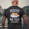 Hamster Positiv Auf Müde Tested T-Shirt mit Rückendruck Geschenke für alte Männer