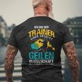 Handball Trainer Coach Handballer Ball Handballer T-Shirt mit Rückendruck Geschenke für alte Männer