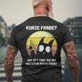 Humour Cat Slogan Vintage Cynic Cats T-Shirt mit Rückendruck Geschenke für alte Männer