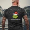 Ich Hasse Weihnachten Lustiger Spruch Black S T-Shirt mit Rückendruck Geschenke für alte Männer