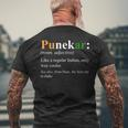 Indisches Pune-Geschenk – Punekar Definition T-Shirt mit Rückendruck Geschenke für alte Männer