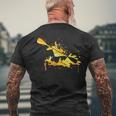 Kayak Water Sports Canoe Kayak Kayaker T-Shirt mit Rückendruck Geschenke für alte Männer
