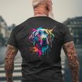 Labrador Dog Lovers Dog Owners T-Shirt mit Rückendruck Geschenke für alte Männer