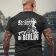 Marathon Berlin Motif Running Vent Clothing Athletes Runner T-Shirt mit Rückendruck Geschenke für alte Männer