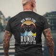 Nur Noch Eine Runde Dann Lustig Gamer Gamer Gamer German T-Shirt mit Rückendruck Geschenke für alte Männer