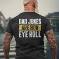 Papa Witze Are How Eye Roll Lustig Alles Gute Zumatertag T-Shirt mit Rückendruck Geschenke für alte Männer