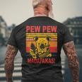 Pew Pew Madafakas Mit Aufschrift Pew Pew Pew Lustiges Geschenk T-Shirt mit Rückendruck Geschenke für alte Männer