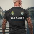 San Marino Sport Football Jersey Flag T-Shirt mit Rückendruck Geschenke für alte Männer