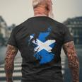 Scotland Scotland Scotland Flag S T-Shirt mit Rückendruck Geschenke für alte Männer