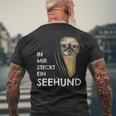 Seahund Costume Children's Clothing In Mir Steckt Ein Seahund T-Shirt mit Rückendruck Geschenke für alte Männer