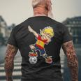 Spain Football Jersey Spain Flag T-Shirt mit Rückendruck Geschenke für alte Männer