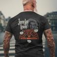 Sun Records X Jerry Lee Lewis Circle Portrait Distressed T-Shirt mit Rückendruck Geschenke für alte Männer