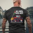 With Traktor Rammt Ampel Die Ampel Muss Weg T-Shirt mit Rückendruck Geschenke für alte Männer