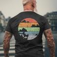 Vintage Cat Retro Cat T-Shirt mit Rückendruck Geschenke für alte Männer