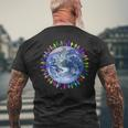 The World Is Colorful Wirsindmehr T-Shirt mit Rückendruck Geschenke für alte Männer